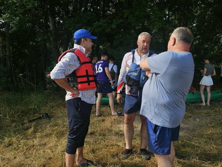 Кметът на Димитровград се включи във водния поход по р. Марица
