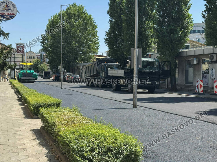 Приключи преасфалтирането на  бул. &bdquo;България&ldquo;