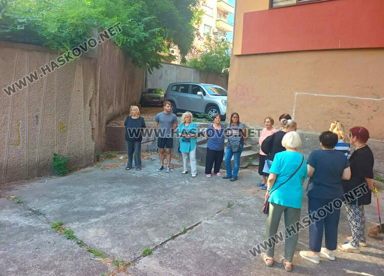 Община Хасково започна спешна проверка след сигнал за компрометирана подпорна стена 