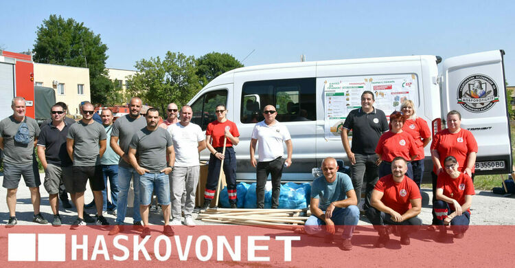 Доброволците от Хасково с ново оборудване и обучение за борба с горските пожари