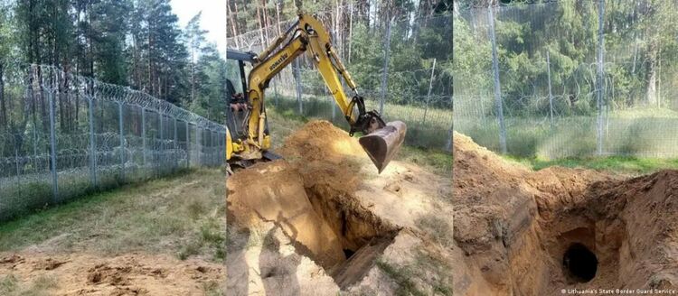 Латвия откри тунел за незаконно преминаване на границата от Беларус