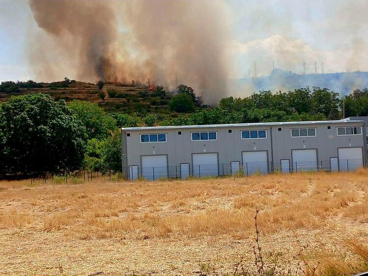 Отново пожар край Козановско шосе