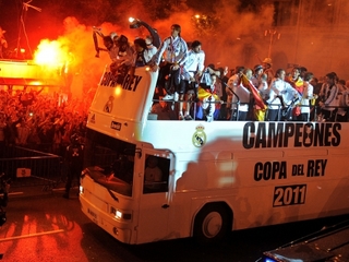 Уникален гаф! Автобусът на Реал прегази Купата на краля 