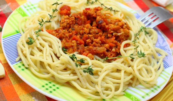 Венец от спагети